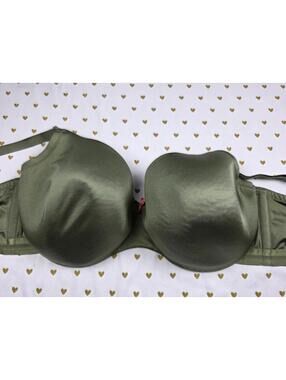 Cacique Green 42H Smooth Balconette Demi Smoothing Bra